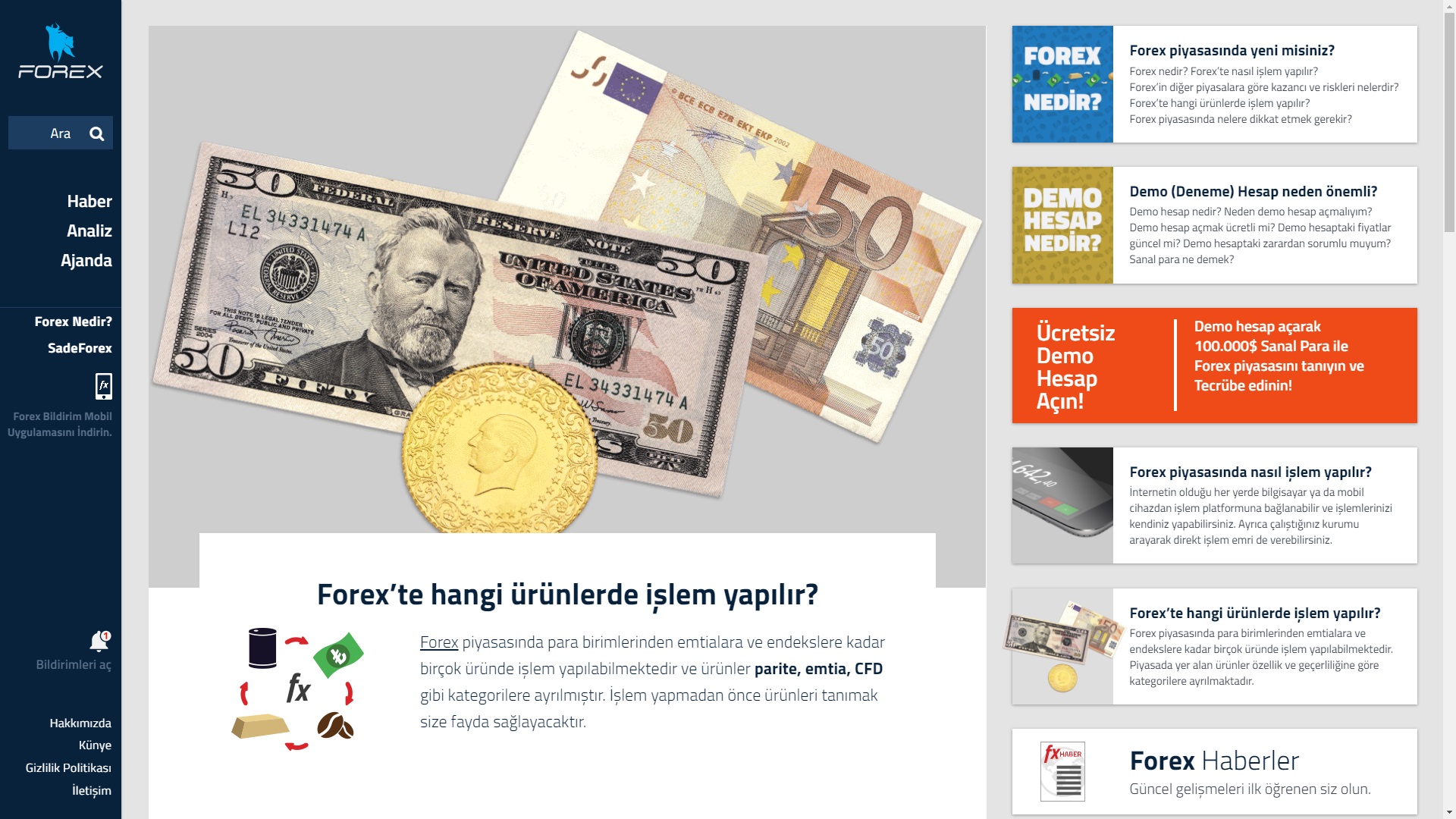Forex Web Design
