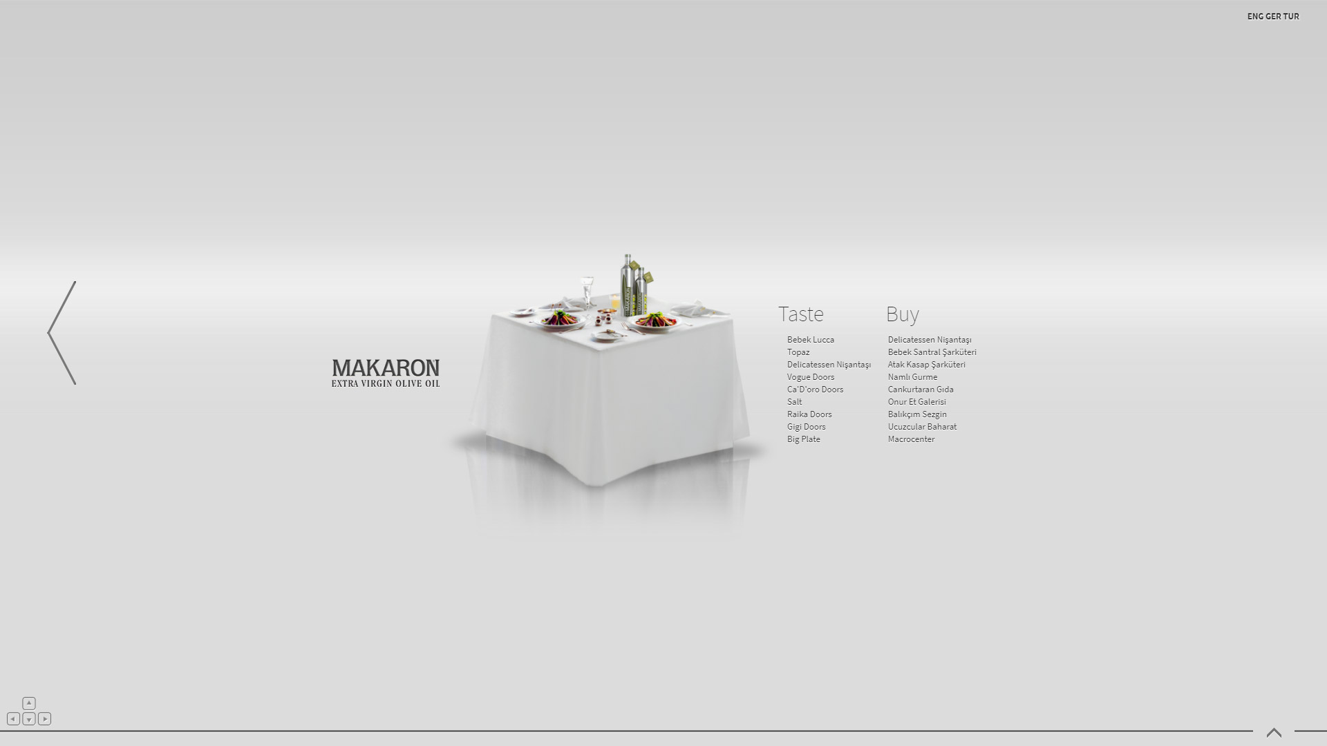 Makaron UI Web Design