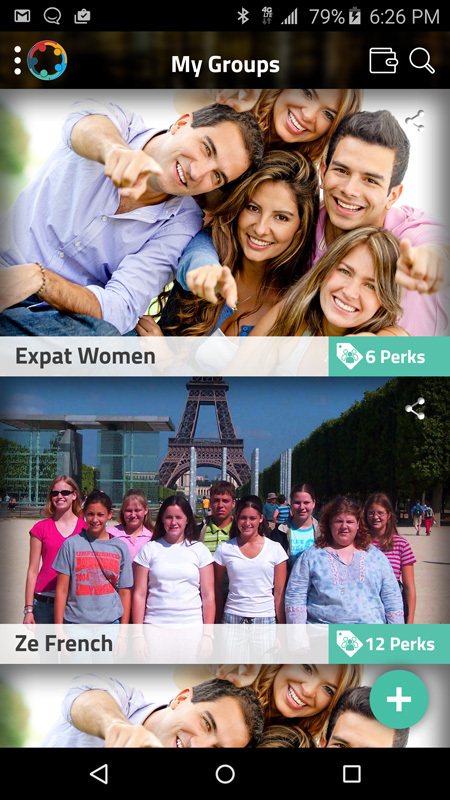 Social Perks App UI Design