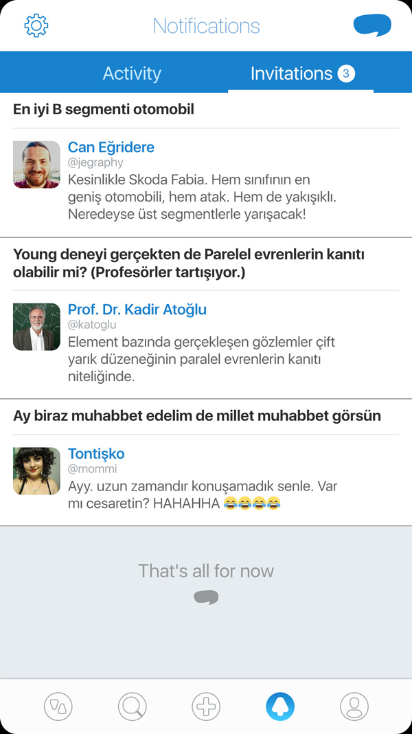 Transparent chat App UI Design