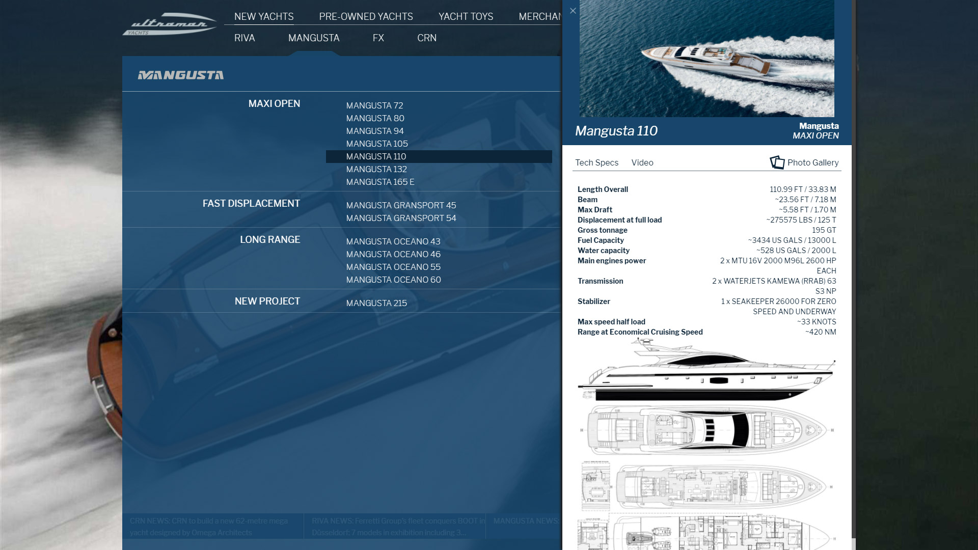 Ultramar Yacht Web Design